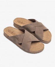 Yokono Jerba 300 Brown Slide Sandal Yokono Jerba 300 Brown Slide Sandal