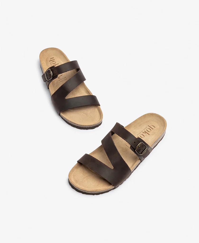 Sandalias de cuero artesanales Yokono Macam 250