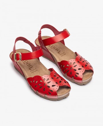 Yokono Monaco 247 die-cut sandals