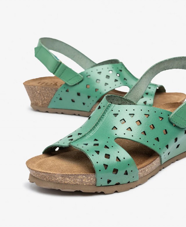 Yokono Monaco 252 low wedge sandals