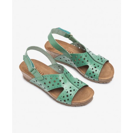Yokono Monaco 252 low wedge sandals