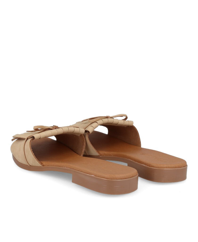 Andares Abi 16 Beige Leather Sandals