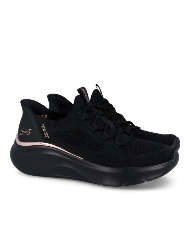 Skechers 117617 Bobs B Love womens black sneakers