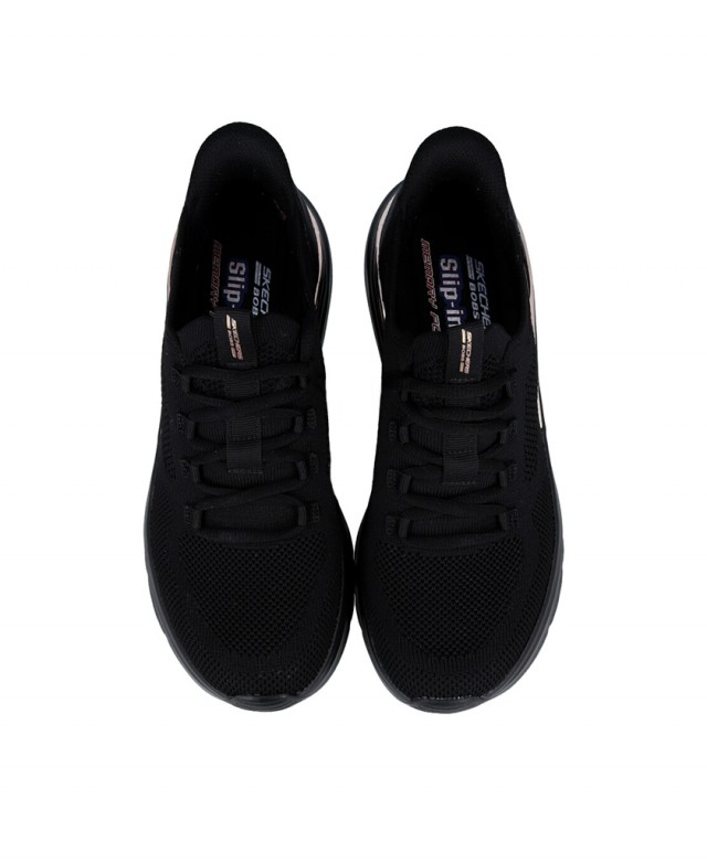 Skechers 117617 Bobs B Love womens black sneakers