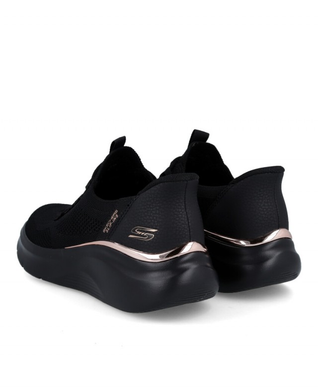 Skechers 117617 Bobs B Love womens black sneakers