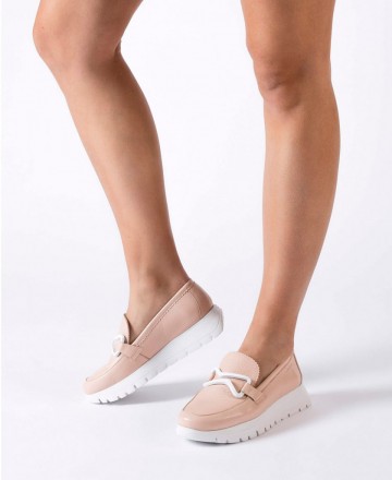 Mocasines de piel Wonders Aura A2480