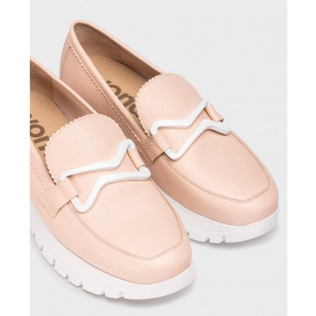 Mocasines de piel Wonders Aura A2480
