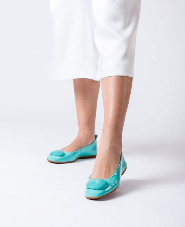 Patent leather ballerina pumps Wonders Fei A86120 Patent leather ballerina pumps Wonders Fei A86120