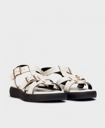 Wonders Light buckle sandals AB1012