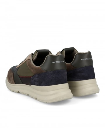 Sneakers de piel para hombre Overstate 13571C