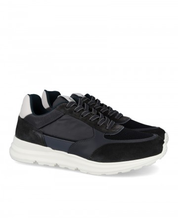 Navy Blue Sneakers Overstate 13571C