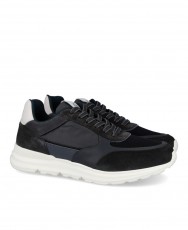 Navy Blue Sneakers Overstate 13571C