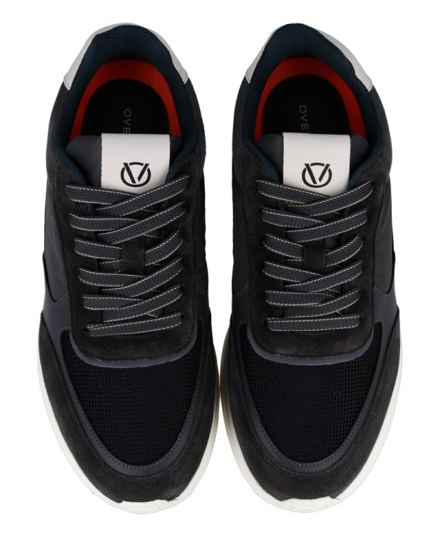 Navy Blue Sneakers Overstate 13571C