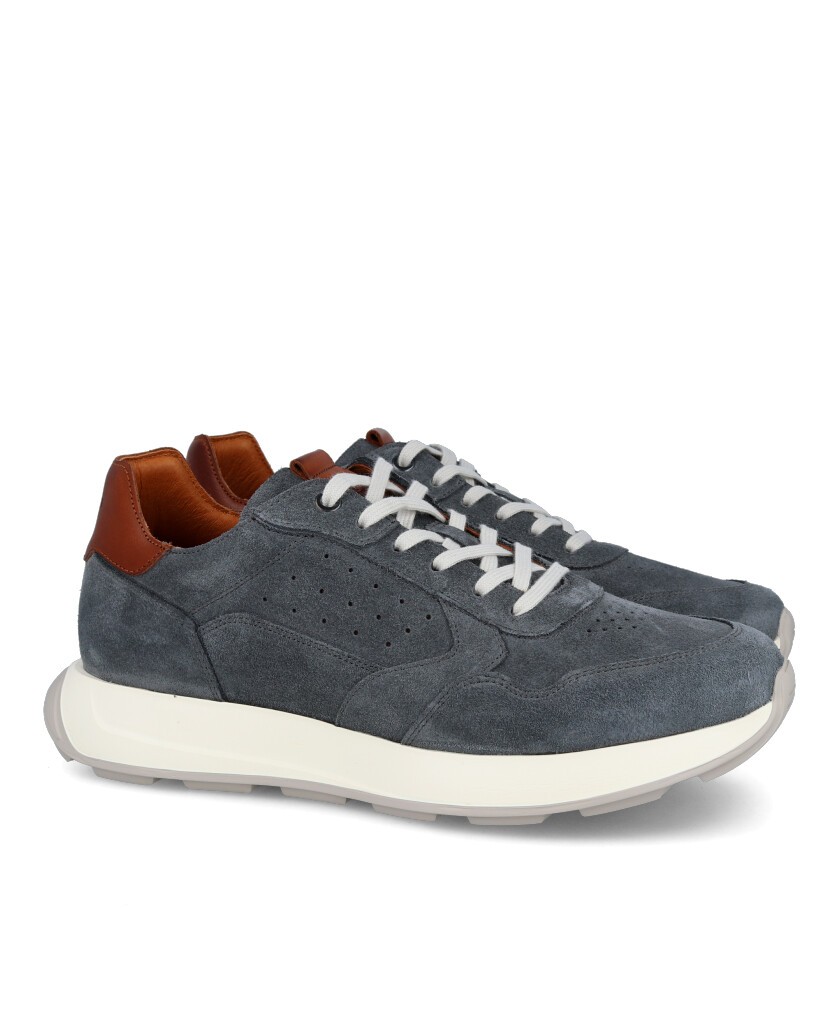 Men's grey trainers Overstate13943