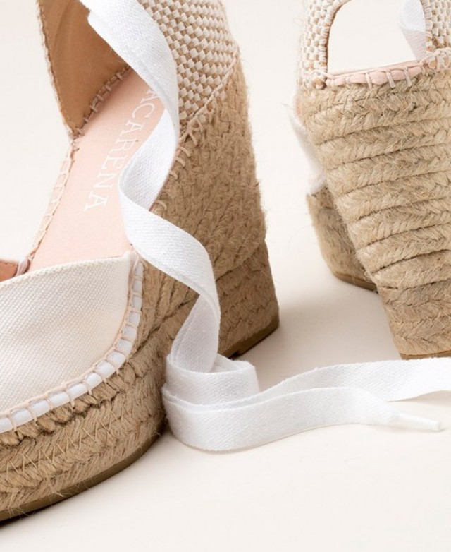 High espadrilles with straps Macarena Alba 2