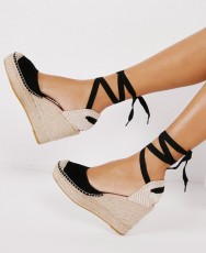 Black espadrilles women's Macarena Alba 50