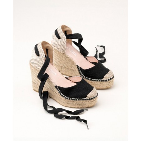 Black espadrilles women's Macarena Alba 50