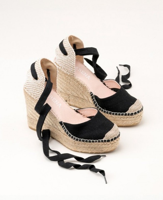 Black espadrilles women's Macarena Alba 50