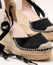 Black espadrilles women's Macarena Alba 50
