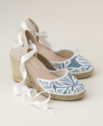 Embroidered espadrilles Macarena Carla 25