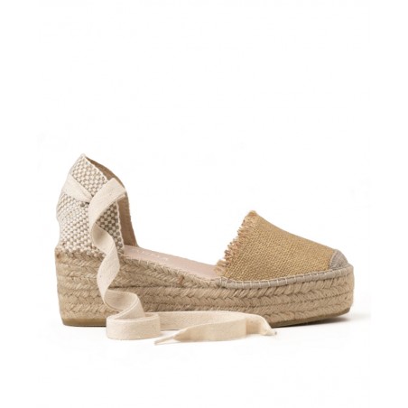 Espadrilles with bow closing Macarena Saura