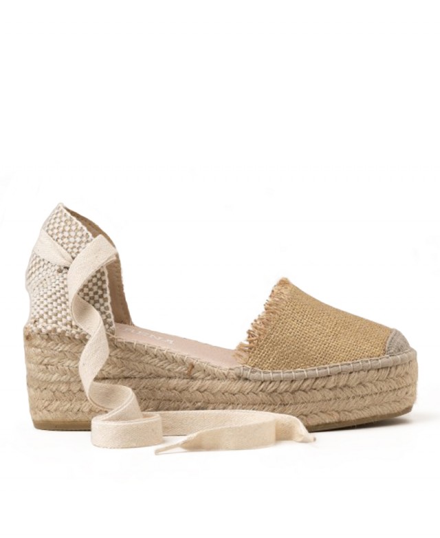 Espadrilles with bow closing Macarena Saura