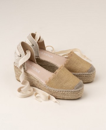 Espadrilles with bow closing Macarena Saura