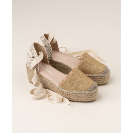 Espadrilles with bow closing Macarena Saura