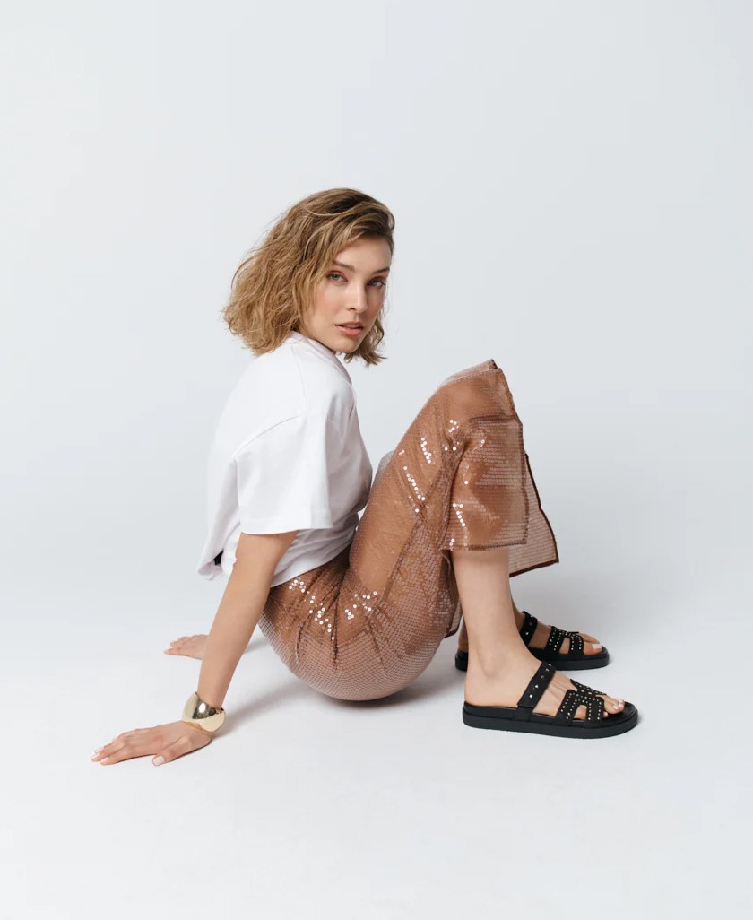 Yokono Morena 128-01 spiked sandals