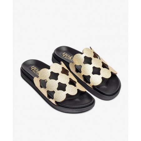 Yokono Morena die-cut flat sandals 256-02