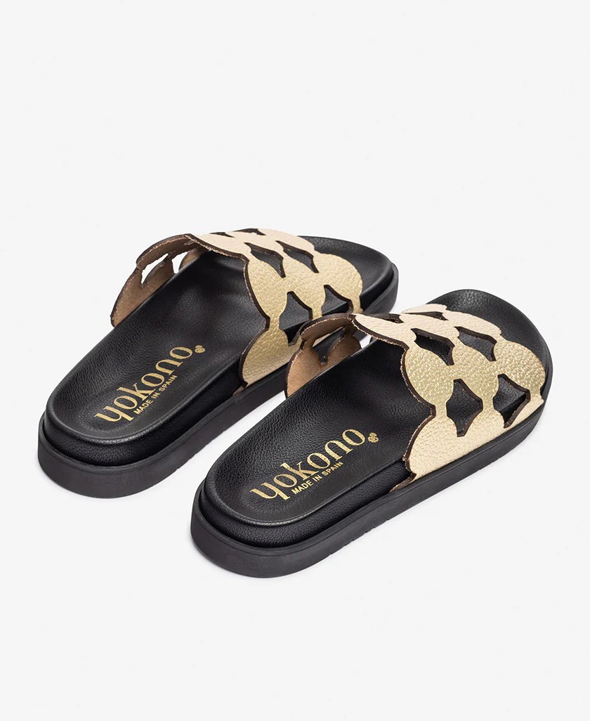 Yokono Morena die-cut flat sandals 256-02