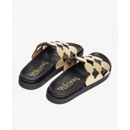 Yokono Morena die-cut flat sandals 256-02
