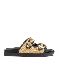 Sandalias de rafia Yokono Morena 304-01