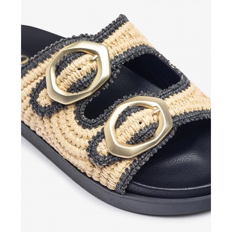 Sandalias de rafia Yokono Morena 304-01
