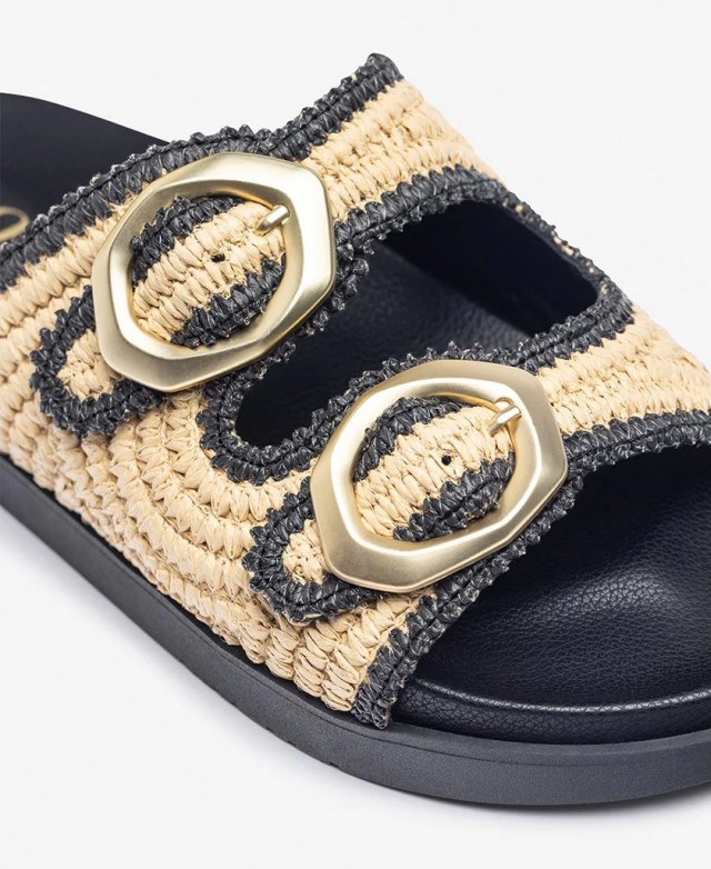 Sandalias de rafia Yokono Morena 304-01