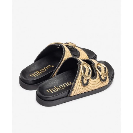 Sandalias de rafia Yokono Morena 304-01
