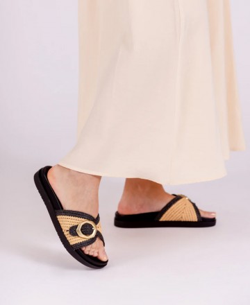 Sandalias de cierre de pala Yokono Morena 305-01