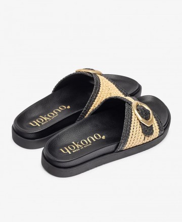 Sandalias de cierre de pala Yokono Morena 305-01