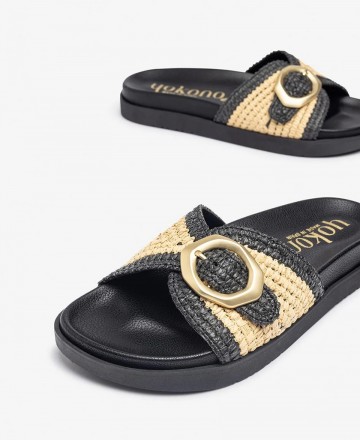 Sandalias de cierre de pala Yokono Morena 305-01