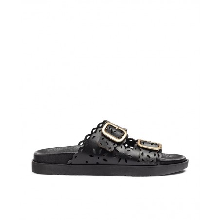 Sandalias con troquelado Yokono Morena 306-02