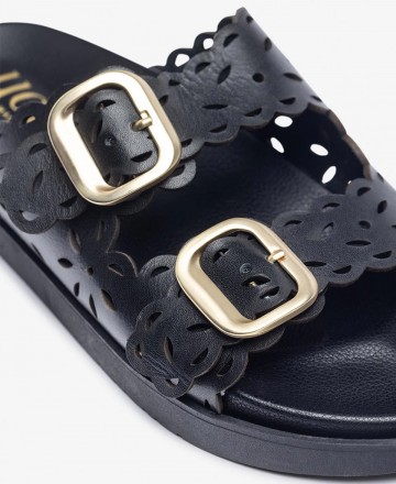 Sandalias con troquelado Yokono Morena 306-02