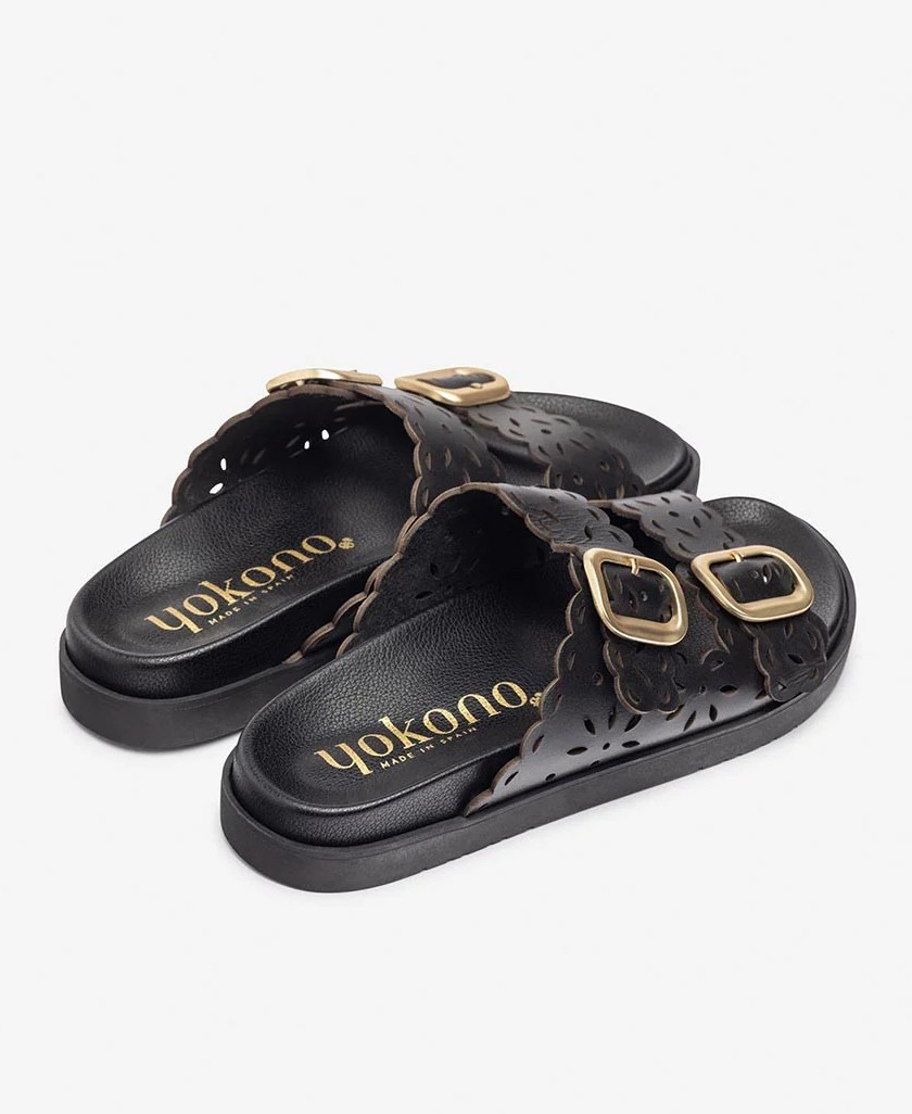 Yokono Morena 306-02 sandals with die-cut