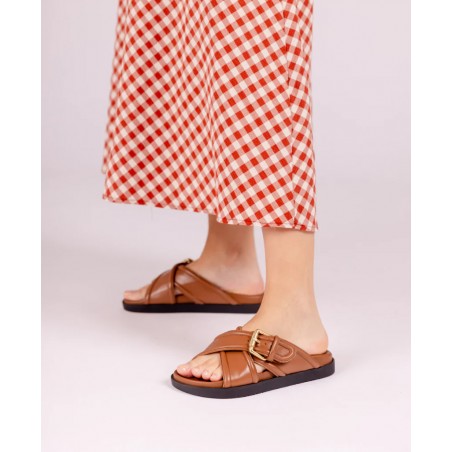 Sandalias de pala cruzada Yokono Morena 310-01