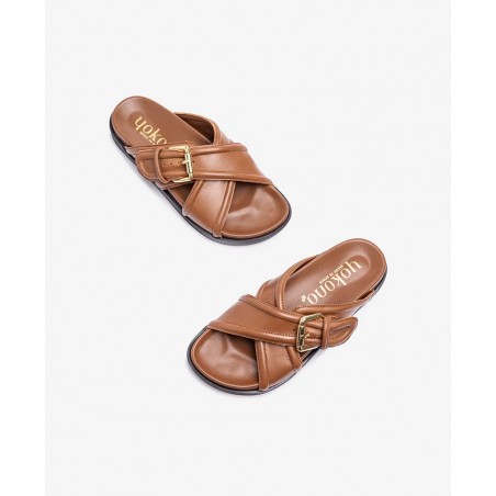 Sandalias de pala cruzada Yokono Morena 310-01