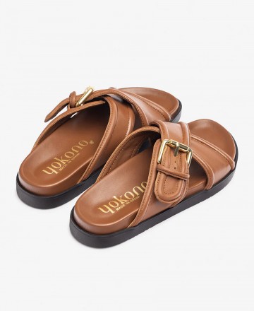 Sandalias de pala cruzada Yokono Morena 310-01