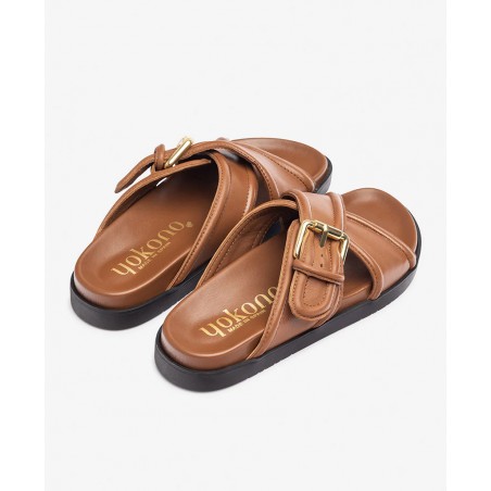 Sandalias de pala cruzada Yokono Morena 310-01