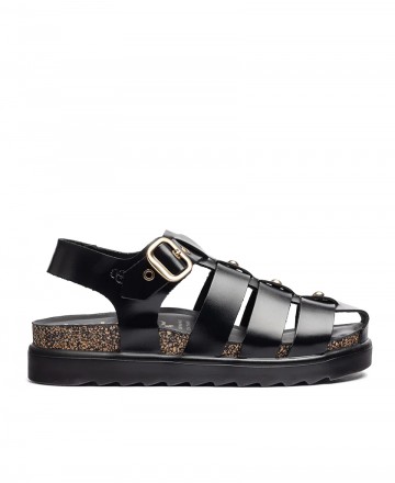 Yokono Tunez 251-01 leather crabbing sandals