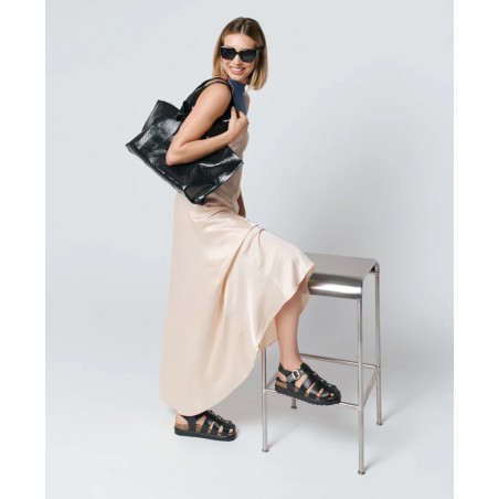 Yokono Tunez 251-01 leather crabbing sandals