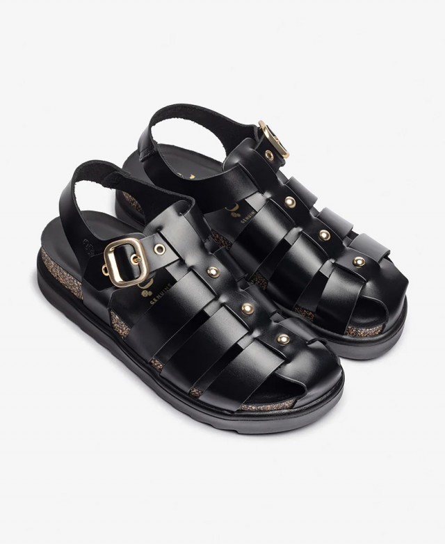 Sandalias cangrejeras de piel Yokono Tunez 251-01