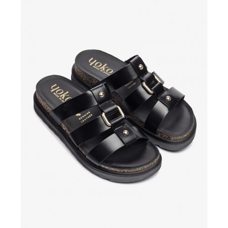 Sandalias de tiras con detalles Yokono Tunez 256-01